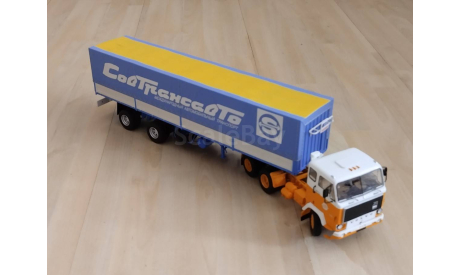 Volvo F89 с полуприцепом Fruehauf Savoyarde, масштабная модель, Start Scale Models (SSM), 1:43, 1/43