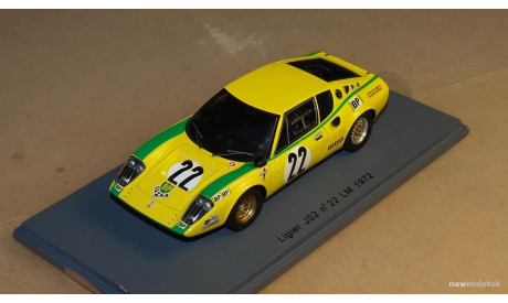 SPARK Ligier JS2 Le Mans 1972, масштабная модель, scale43