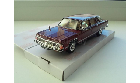 ГАЗ 14 Чайка (бордовая), масштабная модель, 1:43, 1/43, Наш Автопром
