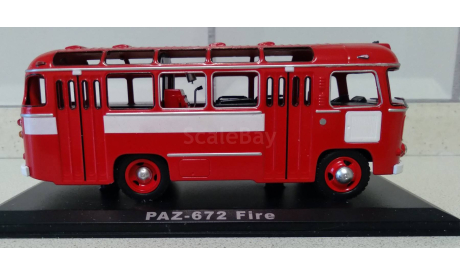 ПАЗ-672 Пожарный штаб., масштабная модель, Classicbus, scale43