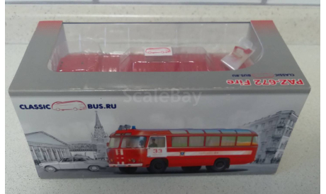 ПАЗ-672 Пожарный штаб., масштабная модель, Classicbus, scale43