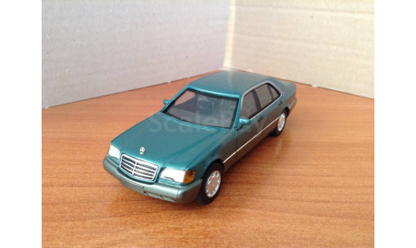 Mercedes-Benz W140 600 SEL green HERPA, масштабная модель, scale43