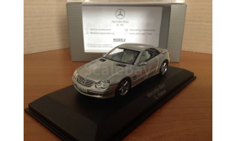 Mercedes-Benz SL500 silver NOREV, масштабная модель, scale43