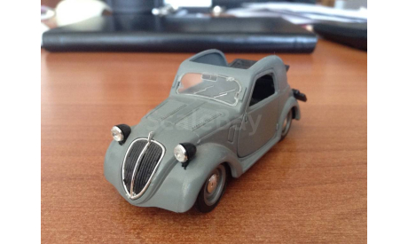 FIAT 500 topolino 1936-1948 grey BRUMM, масштабная модель, scale43