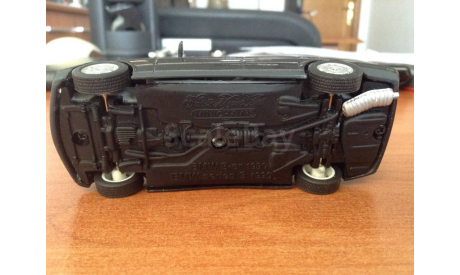 BMW series 3 4-door 1990 diamond black  MINICHAMPS, масштабная модель, scale43