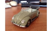 VW 1200 (beetle cabriolet) 1951-1952 green MINICHAMPS, масштабная модель, scale43, Volkswagen