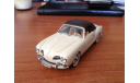 VW KARMANN GHIA 1200 № 5000 1957 white cabriolet MINICHAMPS, масштабная модель, scale43, Volkswagen