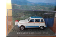 RENAULT 4 GTL white & blue “Jogging”, 1981, Universal Hobbies, масштабная модель, scale43