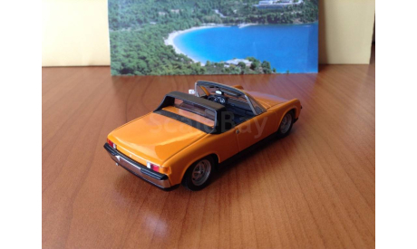 VW-Porsche 914, 1969, orange MINICHAMPS, масштабная модель, scale43, Volkswagen