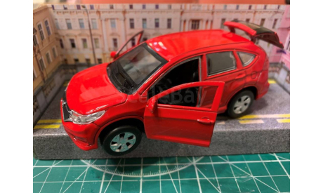 Honda CR-V IV, 2011 – 2015, red, Технопарк, масштабная модель, scale35