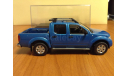 Nissan Navara III, 2005-2010, blue metallic Norev, масштабная модель, scale43