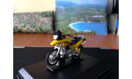 BMW F650GS, yellow, scale 1:43, Cararama, масштабная модель мотоцикла, Bauer/Cararama/Hongwell, scale43