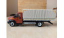 ГАЗон NEXT (C41R31) магистральный грузовик, цвет кабины: ’оранжевый-красный’ (’металлик’), кузов: серый, масштабная модель, НАП-АРТ, scale43