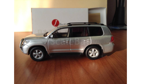 Toyota Land Cruiser 200 silver, 2010, RHD, J-collection, масштабная модель, scale43