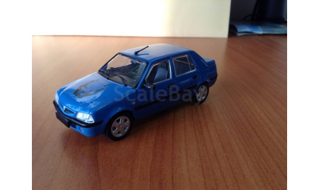 Dacia Solenza, blue, 2003-2005, Deagostini №71 ’Мașini de legendă’ Romania, масштабная модель, scale43