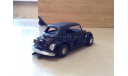 VW beetle cabriolet black, масштабная модель, Volkswagen, Welly, 1:35, 1/35