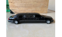 Lincoln Continental town car stretch limousine 1999, Kinsmart, масштабная модель, scale43