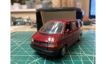 VW Bus T4 Caravelle purle red (Schabak), масштабная модель, scale43, Volkswagen