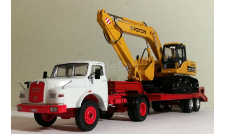 Экскаватор FOTON FR220 1/43 - АКЦИЯ, масштабная модель трактора, 1:43