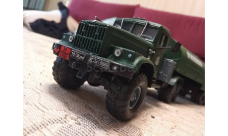КрАЗ с прицепом тз 22, масштабная модель, scale43