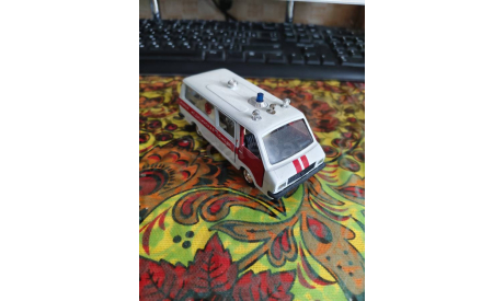РАФ 1:43 Скорая помощь (АСМП), масштабная модель, Агат/Моссар/Тантал, 1/43