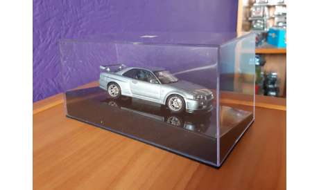 Nissan Skyline GT-R V-spec II от AutoArt, масштабная модель, 1:43, 1/43