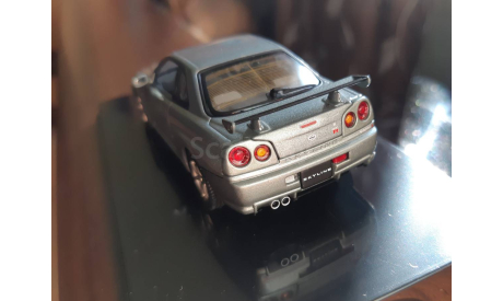 Nissan Skyline GT-R V-spec II от AutoArt, масштабная модель, 1:43, 1/43