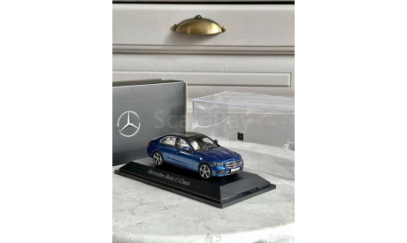Модель 1:43 Mercedes-Benz C-Class W206 (Синий) Herpa B66960636, масштабная модель, scale43