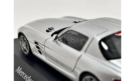 Модель 1:43 Mercedes-Benz SLS AMG 6.3 C197 2010 Schuco B66960083 Редкая, масштабная модель, scale43