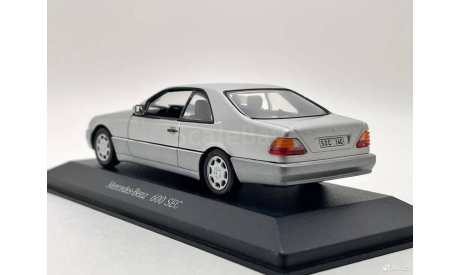 Mercedes S Class 600SEC W140 C140 1992 S600 Minichamps Редкий, масштабная модель, Mercedes-Benz, scale43