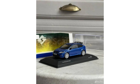 Модель 1:43 Ford Focus 2 RS MK2 Синий (Новый) Solido S4314902, масштабная модель, scale43