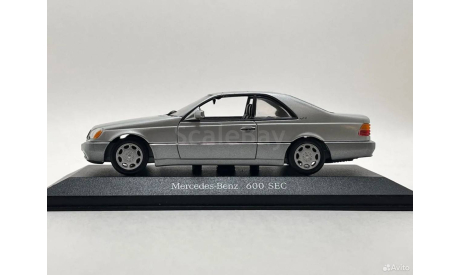 Mercedes S Class 600SEC W140 C140 1992 S600 Minichamps Редкий, масштабная модель, Mercedes-Benz, scale43