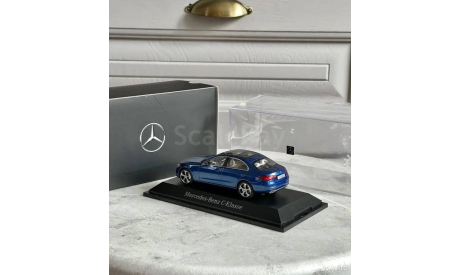 Модель 1:43 Mercedes-Benz C-Class W206 (Синий) Herpa B66960636, масштабная модель, scale43