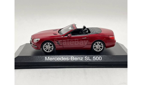 Модель 1:43 Mercedes-Benz SL-Class R231 (Красный) Norev 351340, масштабная модель, scale43
