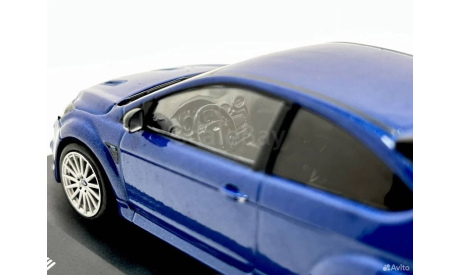Модель 1:43 Ford Focus 2 RS MK2 Синий (Новый) Solido S4314902, масштабная модель, scale43