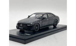 Модель 1:64 Mercedes S-Class S63 AMG W223 Almost Real 620104001 Night Black Magno Редкий