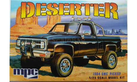 Deserter 1984 GMC pickup 1/25 scale model kit, сборная модель автомобиля, GMC Pickup 1984, MPC, 1:24, 1/24