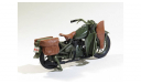 Harley Davidson WLA Flathead (military) 1942, масштабная модель, 1:18, 1/18, *MAISTO*, Harley-Davidson