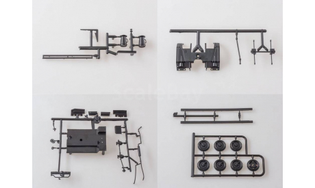 Сборная модель АЦ-40 (131), 1971 г., сборная модель автомобиля, AVD Models, 1:43, 1/43