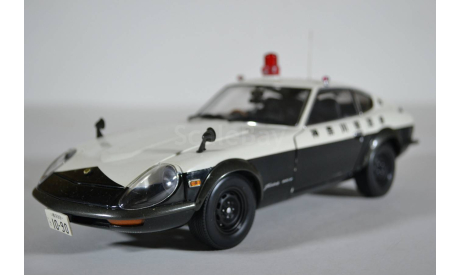 Fairlady 240ZG (HS30H)  KANAGAWA Pref. Police Car (08216A Nissan), масштабная модель, Kyosho, 1:18, 1/18