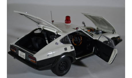 Fairlady 240ZG (HS30H)  KANAGAWA Pref. Police Car (08216A Nissan), масштабная модель, Kyosho, 1:18, 1/18