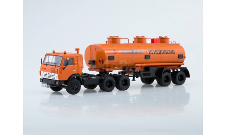 КАМАЗ-54112 с полуприцепом НЕФАЗ-96742, масштабная модель, 1:43, 1/43, Start Scale Models (SSM)