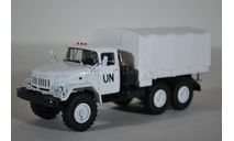 ЗИЛ-131 бортовой с тентом (6x6) ООН, масштабная модель, Автоистория (АИСТ), 1:43, 1/43