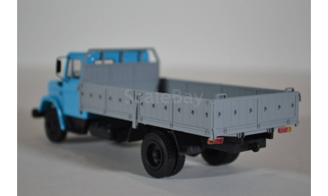 ЗИЛ-4331 бортовой, (голубой серый), масштабная модель, 1:43, 1/43