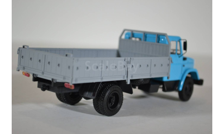 ЗИЛ-4331 бортовой, (голубой серый), масштабная модель, 1:43, 1/43
