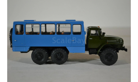 Вахтовый автобус НЕФАЗ-42112 (4320), масштабная модель, Автоистория (АИСТ), scale43