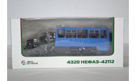 Вахтовый автобус НЕФАЗ-42112 (4320), масштабная модель, Автоистория (АИСТ), scale43