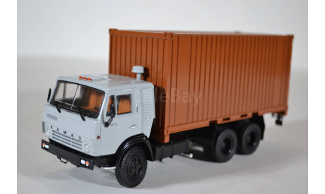 KAMAZ-53212 с 20-футовым контейнером, масштабная модель, ПАО КАМАЗ, scale43