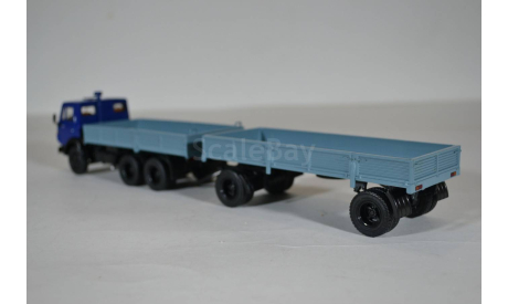 КАМАЗ-5320 с прицепом ГКБ-8350, масштабная модель, ПАО КАМАЗ, 1:43, 1/43