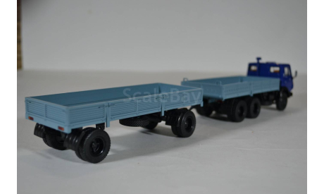 КАМАЗ-5320 с прицепом ГКБ-8350, масштабная модель, ПАО КАМАЗ, 1:43, 1/43